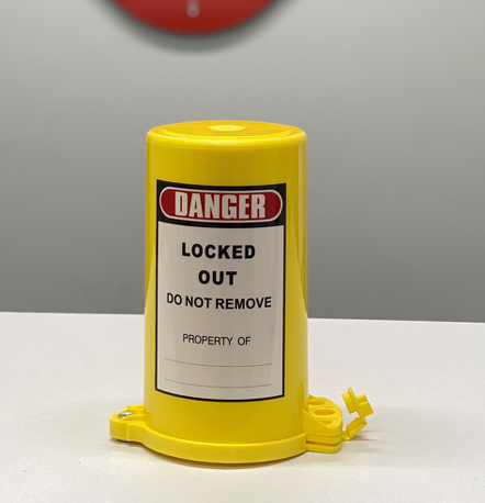 Gas Cylinder Valve Lockout up to 8cm diameter