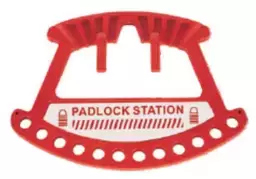 Portable Padlock Lockout Station (12 holes)